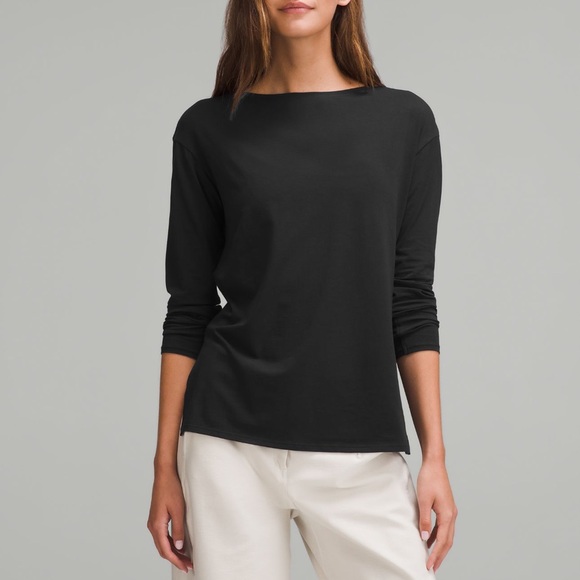 Lululemon Relaxed-Fit Boatneck Long-Sleeve Shirt - Picture 3 of 3